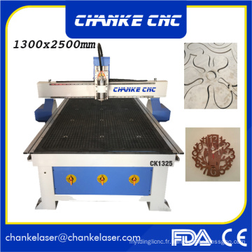 Ck1325 3D CNC Router Cylindre Machine de sculpture sur bois